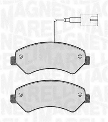 Тормозные колодки MAGNETI MARELLI 363916060643