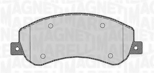 Тормозные колодки MAGNETI MARELLI 363916060645