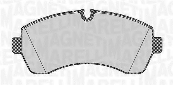 Тормозные колодки MAGNETI MARELLI 363916060647