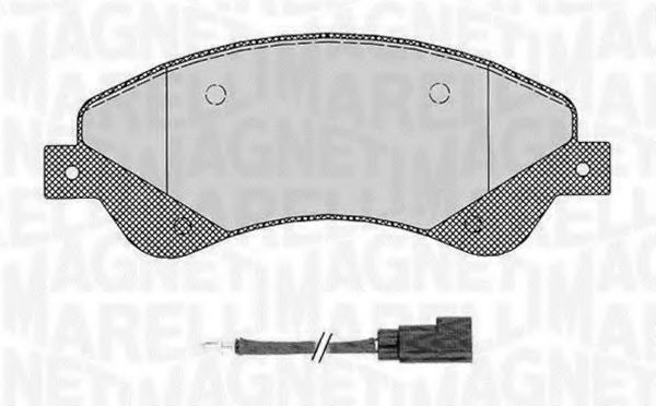 Тормозные колодки MAGNETI MARELLI 363916060648