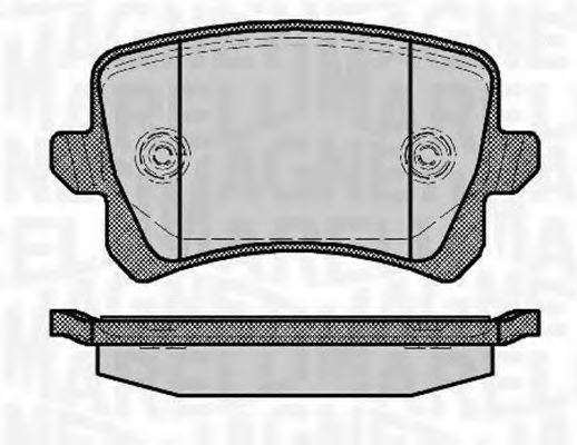 Тормозные колодки MAGNETI MARELLI 363916060658