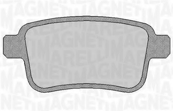 Тормозные колодки MAGNETI MARELLI 363916060660