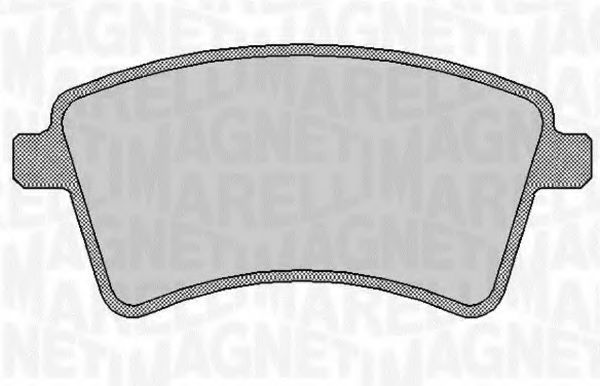 Тормозные колодки MAGNETI MARELLI 363916060661