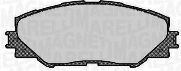 Тормозные колодки MAGNETI MARELLI 363916060663