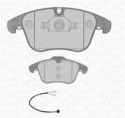 Тормозные колодки MAGNETI MARELLI 363916060669