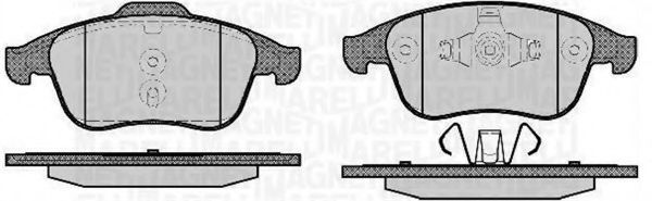 Тормозные колодки MAGNETI MARELLI 363916060670
