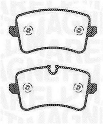 Тормозные колодки MAGNETI MARELLI 363916060673