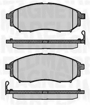 Тормозные колодки MAGNETI MARELLI 363916060683