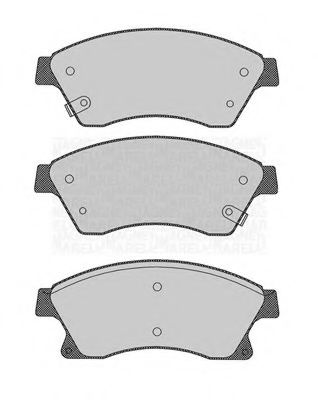 Тормозные колодки MAGNETI MARELLI 363916060694