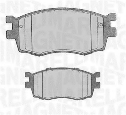 Тормозные колодки MAGNETI MARELLI 363916060698