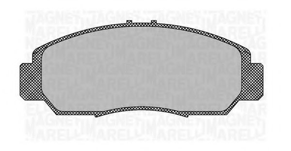 Тормозные колодки MAGNETI MARELLI 363916060702