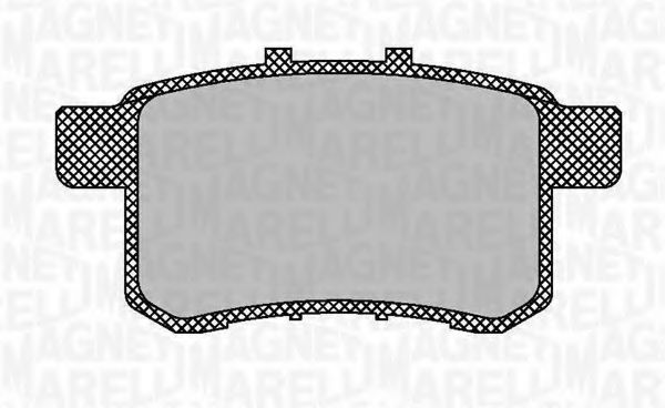 Тормозные колодки MAGNETI MARELLI 363916060703