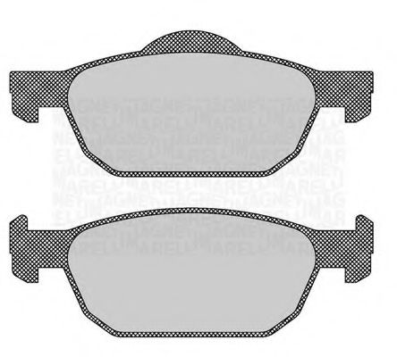 Тормозные колодки MAGNETI MARELLI 363916060706