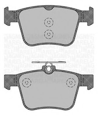Тормозные колодки MAGNETI MARELLI 363916060713
