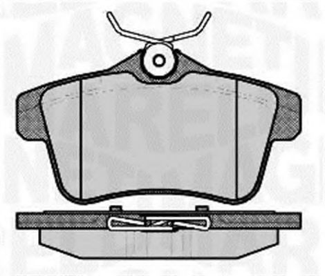 Тормозные колодки MAGNETI MARELLI 363916060754