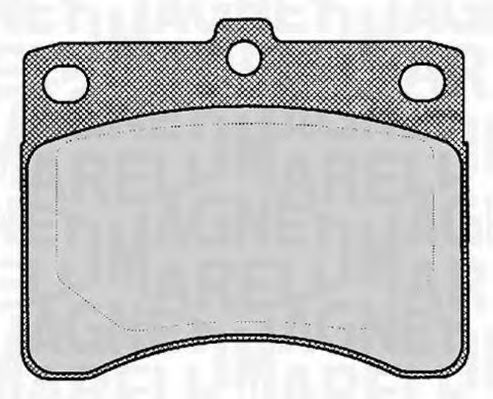 Тормозные колодки MAGNETI MARELLI 363916060815