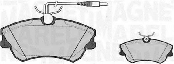 Тормозные колодки MAGNETI MARELLI 363916060816