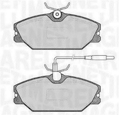 Тормозные колодки MAGNETI MARELLI 363916060817