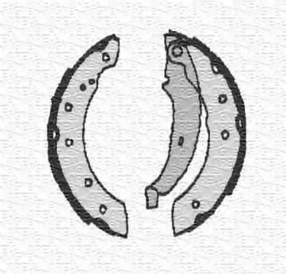 Тормозные колодки барабанные MAGNETI MARELLI 360219192162