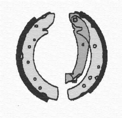 Тормозные колодки барабанные MAGNETI MARELLI 360219192170