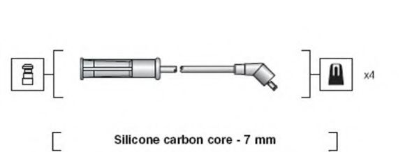 Комплект проводов зажигания MAGNETI MARELLI 941318111002