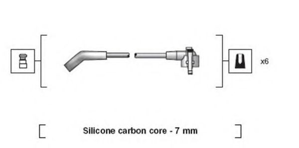 Комплект проводов зажигания MAGNETI MARELLI 941318111137