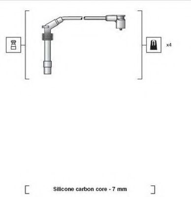 Комплект проводов зажигания MAGNETI MARELLI 941318111159