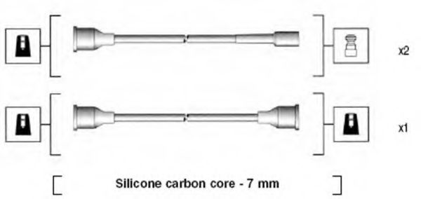 Комплект проводов зажигания MAGNETI MARELLI 941094060576