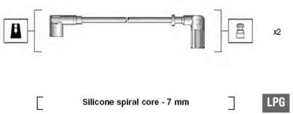 Комплект проводов зажигания MAGNETI MARELLI 941095670606