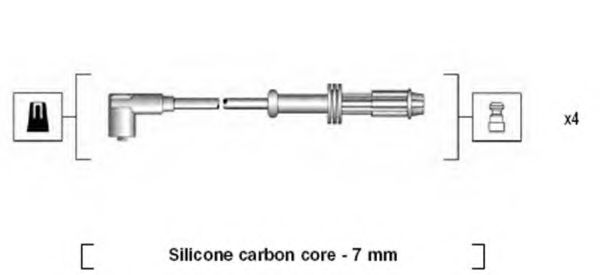 Комплект проводов зажигания MAGNETI MARELLI 941135130701