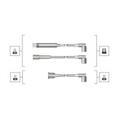 Комплект проводов зажигания MAGNETI MARELLI 941319170009