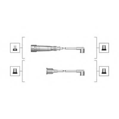 Комплект проводов зажигания MAGNETI MARELLI 941319170017