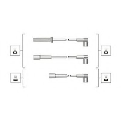 Комплект проводов зажигания MAGNETI MARELLI 941319170021