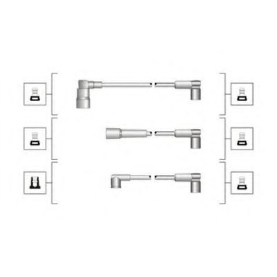 Комплект проводов зажигания MAGNETI MARELLI 941319170080
