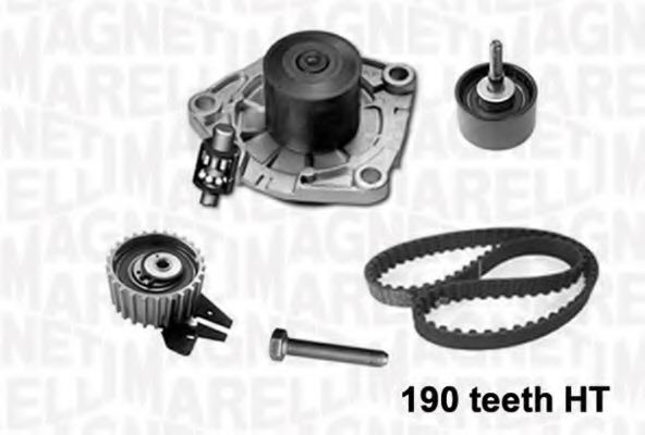 Комплект ГРМ с помпой MAGNETI MARELLI 341401040001
