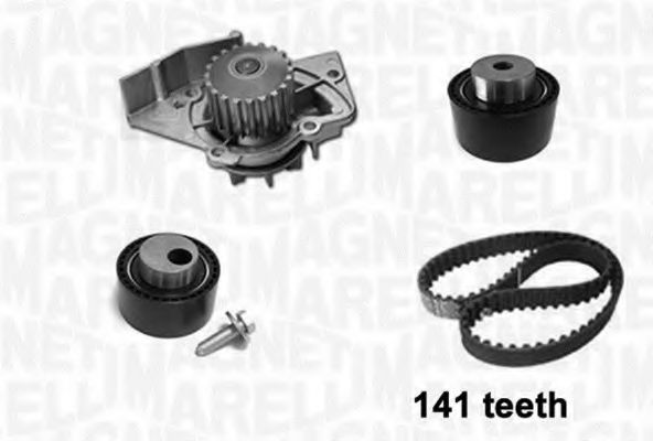 Комплект ГРМ с помпой MAGNETI MARELLI 341401900001