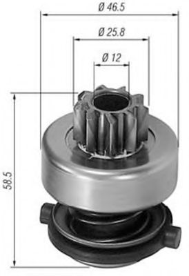 Бендикс стартера MAGNETI MARELLI 940113020138