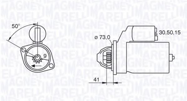 Стартер MAGNETI MARELLI 063226801010