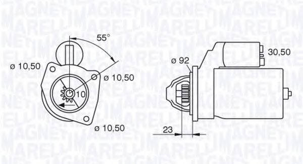 Стартер MAGNETI MARELLI 063227569010