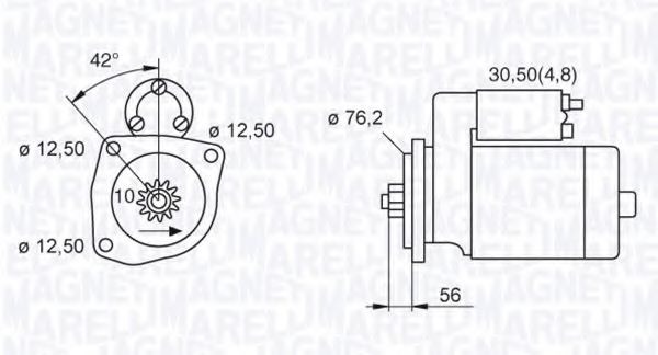 Стартер MAGNETI MARELLI 063521230120