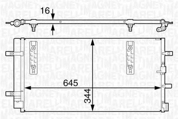 Радиатор кондиционера VAG 8K0 260 403 E