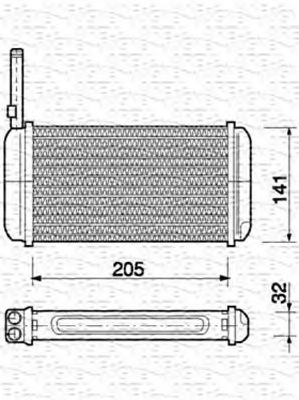 Радиатор печки FORD 1 654 646