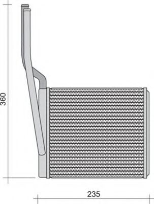 Радиатор печки FORD 1 062 254