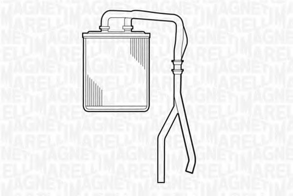 Радиатор печки MAGNETI MARELLI 350218308000
