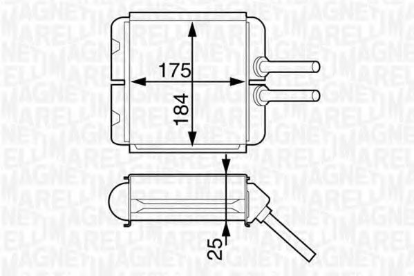 Радиатор печки GM 96190674