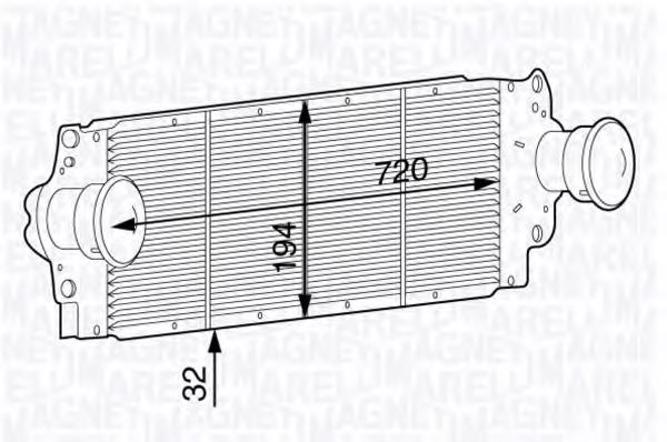 Интеркулер MAGNETI MARELLI 351319201950