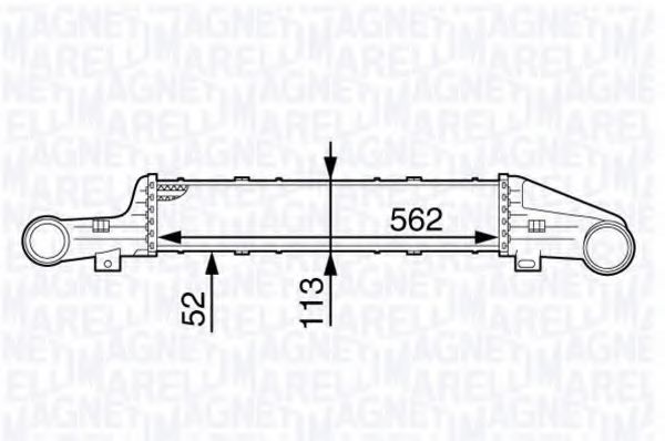 Интеркулер MERCEDES-BENZ A 210 500 20 00