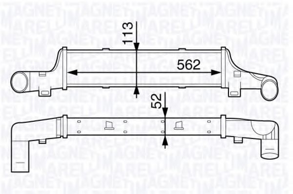Интеркулер MERCEDES-BENZ A 210 500 17 00