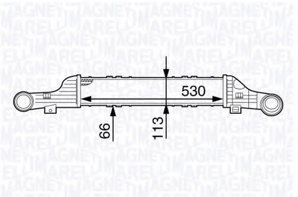 Интеркулер MERCEDES-BENZ A 210 500 21 00