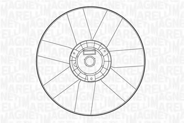 Вентилятор охлаждения двигателя MAGNETI MARELLI 069422260010